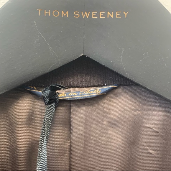 Brand New Thom Sweeney Wool Corduroy Deep Brown Suit Jacket size 50 / M - Picture 7 of 11